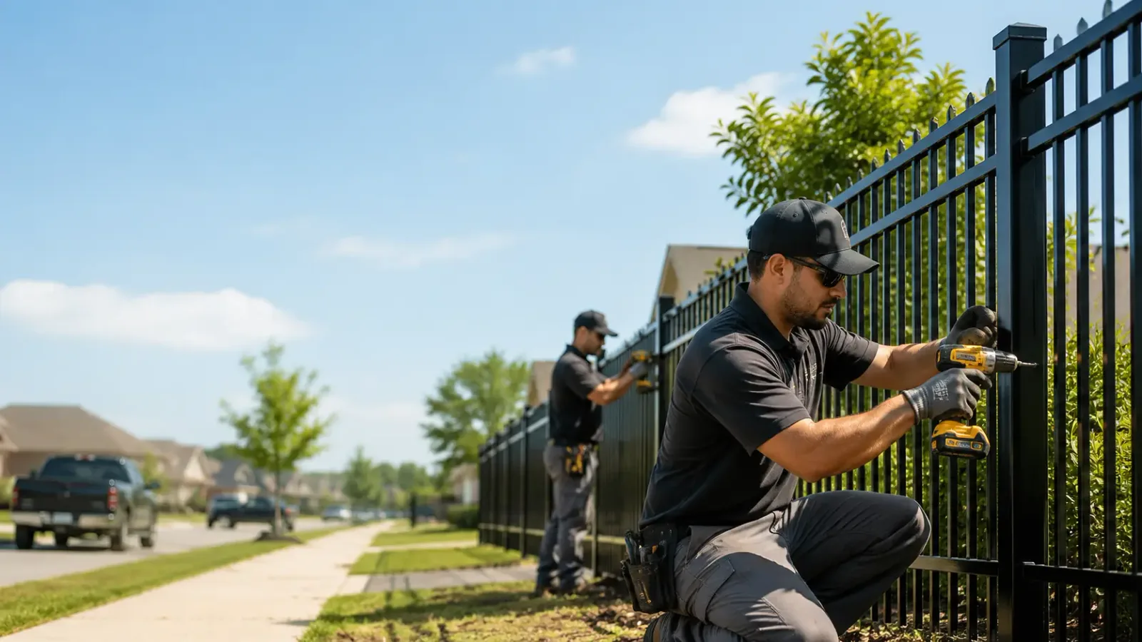 Metal Fence Installation in Belfair, WA